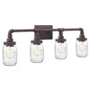 Quoizel Lighting Squire 4 - Light Vanity in  Rustic Black - 2 of 4