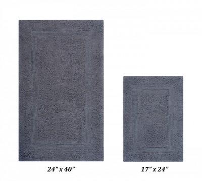 Better Trends Lux Reversible Bath Rug 100 Cotton 2 Piece Set 17 X   GUEST 547331f6 A93c 4431 8c56 90b55beb20bb