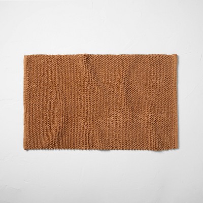 21x34 Textured Bath Mat Washed Black - Casaluna™ : Target