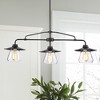 35.8" x 8.7" x 50" Temet Chandelier Black - Warehouse Of Tiffany: ETL Listed, Edison Bulbs, Metal & Glass - 2 of 2