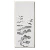 18" x 40" Sylvie Eucalyptus II Gray Soft White Canvas by Creative Bunch - Kate & Laurel All Things Decor - 2 of 4