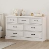 Nasitip 7 Drawer Dresser, 55" Wide 7 Chest of Drawers Storage with Sturdy Foundation, Wooden TV Stand for Home Office - 4 of 4