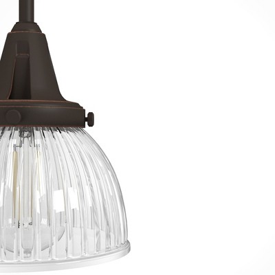 Hunter Fans 7" Onyx Bengal Mini Pendant Ceiling Light, Modern Metal Finish, 1 Bulb, Dimmable, Perfect for Any Space