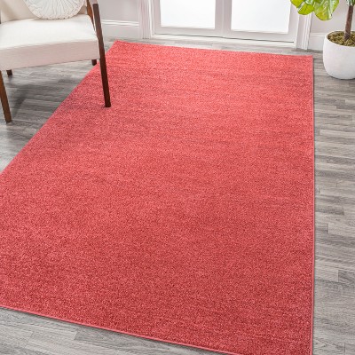 Haze Solid Low-Pile Indoor Area Rug - JONATHAN Y