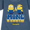 Girls' - Despicable Me Minions - Mine Mine Mine Graphic Short Sleeve Fleece Dress - 2 of 4