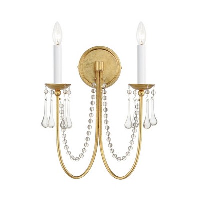 Maxim Lighting Plumette 2 - Light Wall Light in  Gold Leaf