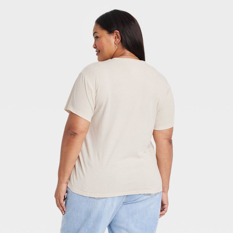 Women's Manifest Short Sleeve Graphic T-Shirt - Beige, 2 of 6