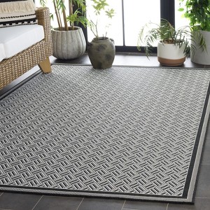 Terrace TER800 Power Loomed UV Resistant Stain Resistant Non-Shedding Indoor/Outdoor Rugs - Safavieh - 1 of 4