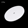 Unique Bargains Acrylic 360 Degree Rotating Durable Convenient Lazy Susan Base Turntable 2 Pcs - 3 of 4