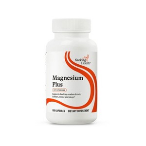Seeking Health Magnesium Plus, Physician Formulated Vitamin B6 Plus Magnesium Supplement, Supports Better Sleep, Mood Support(100 Capsules) - 1 of 4