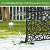 GDFStudio Rob Outdoor/Indoor Freestanding Metal 48"X 70" Privacy Decorative Screens - 4 of 4