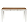 NicBex Dining Table Set for 6 Kitchen Table Mid-Century Wood Dining Table Set with Drawer with Bench and 4 Chairs for Dining Room - 4 of 4