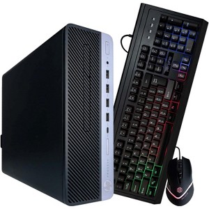 Refurbished HP ProDesk 600G4 Desktop Computer-Hexa Core Intel i5-16GB RAM-250GB NVMe+500GB SSD-Keyboard &Mouse-Windows 11 Pro-Manufacturer Refurbished - 1 of 4