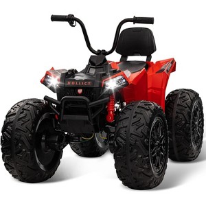 Jojoka 24V Kids Electric ATV, 2 Seater 4WD All Terrain Quad, 4 Wheeler Ride on Toy Car with 5 MPH Max Speed, Treaded Tires - 1 of 4