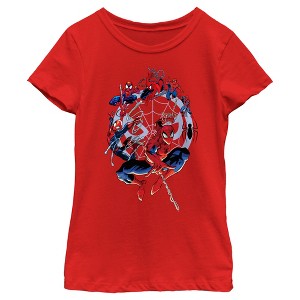 Girl's Spider-Man: Beyond Amazing Evolution T-Shirt - 1 of 4