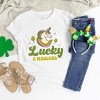 The Juniper Shop Lucky Magical Unicorn Youth Short Sleeve Tee - 2 of 2