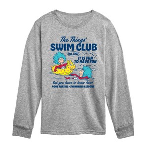 Boys' - Dr. Seuss - The Things Swim Club Long Sleeve Graphic T-Shirt - 1 of 4