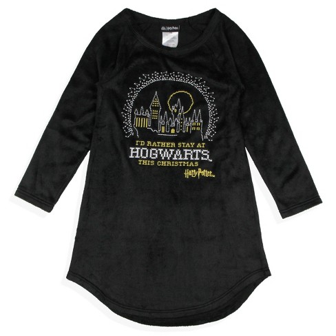 Hogwarts Dormitory pajamas (BLACK) - LICENSED high quality Harry Potter x SPAO