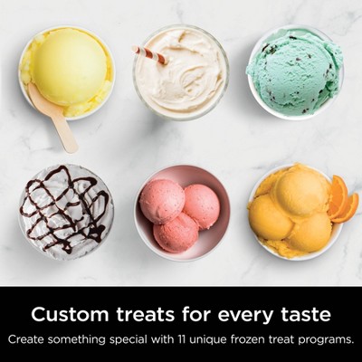 Ninja 0.5qt Silver Stainless Steel Automatic Ice Cream Maker