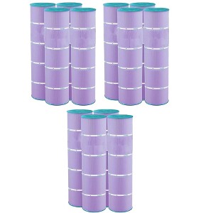 Hurricane 12 Pack HF7471-04P Platinum Purple Pool and Spa Filter Cartridge Replacement for PCC105, Unicel C-7471, Filbur FC-1977 - 1 of 4