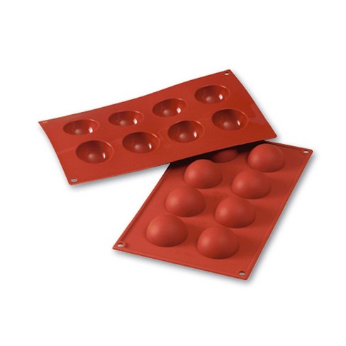 Molds Chocolate Flexible Silicone Ice Cube Trays Foyod 2 Packs Semi Sphere Silicone  Chocolate Molds Baking