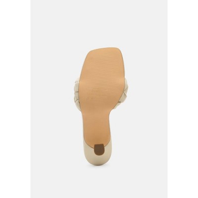 Woven Strap Spool Heel Sandals - image 5