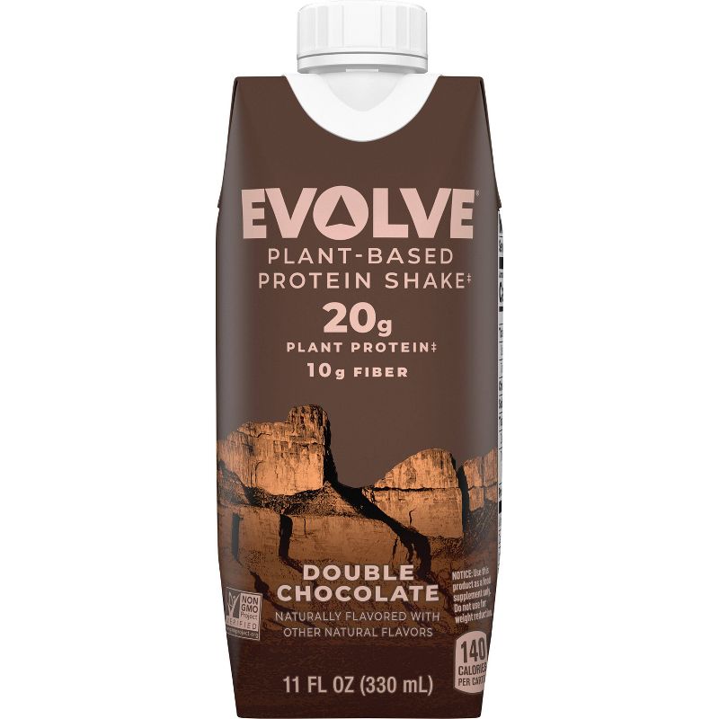 Evolve Plant Based Protein Shake - Chocolate - 11 fl oz/4pk, 4 of 6