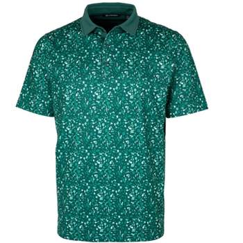 Cutter & Buck Mens Forge Polo Particle Print Polo Shirt