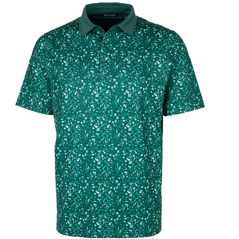 Cutter & Buck Mens Forge Polo Particle Print Polo Shirt, 1 of 2