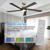 Famapy Modern Ceiling Fan with 6 Speed Settings, Reversible Blades & 18W LED - 3 of 4