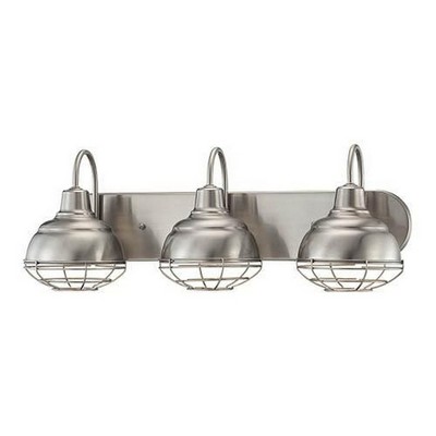 Millennium Lighting Neo-Industrial 3 - Light Vanity in  Satin Nickel