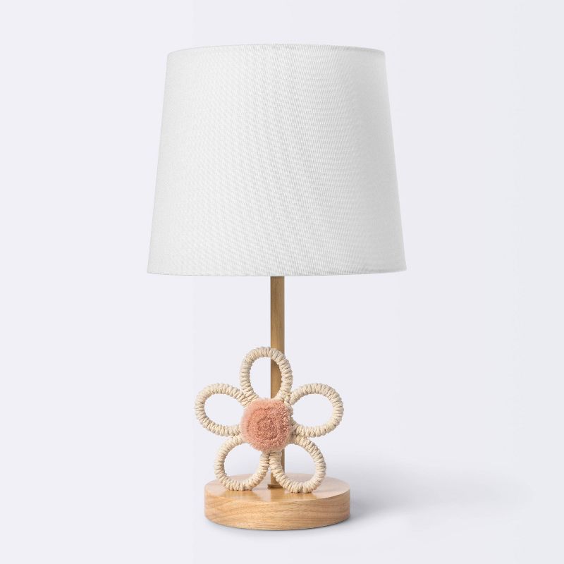 Novelty Flower Table Lamp - White/Pink - Cloud Island&#8482;, 1 of 10