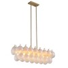 Artcraft Lighting Globo 8 - Light Island Pendant Light in  Brass - 2 of 4