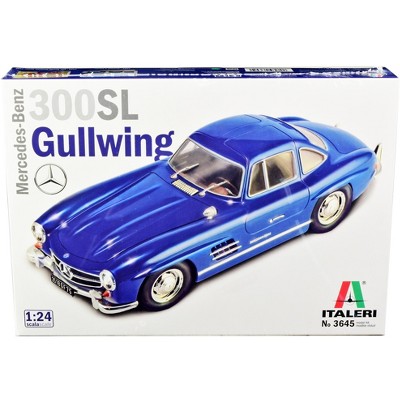 Skill 3 Model Kit Mercedes Benz 300 SL Gullwing 1/24 Scale Model by Italeri