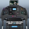 KRISRATE Treadmill with Incline, 3.5HP Smart Portable Folding Treadmill for Home, Running Machine with Smart Fitness Tracking, Silent Shock Absorption - 2 of 4