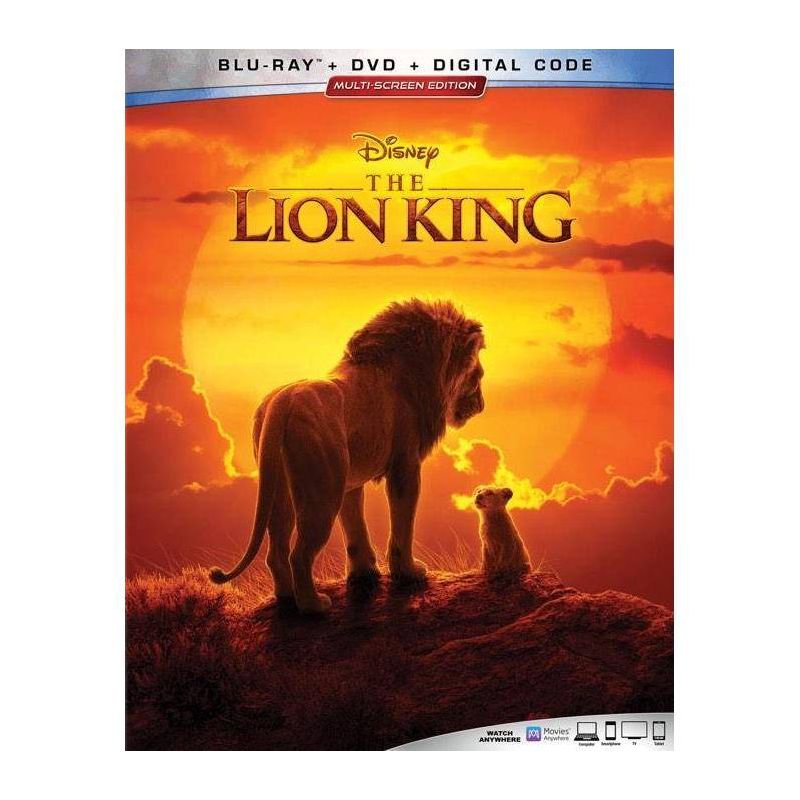 The Lion King (2019) (Blu-ray + DVD + Digital), 1 of 5