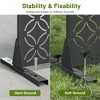 Dovelina Metal Outdoor Privacy Screen Freestanding Patio Decorative Screens - 4 of 4