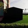 10x12ft Metal Garden Shed with Windows & Sliding Door, Outdoor Backyard Storage Shed, Weatherproof - Coolbibila - 2 of 4