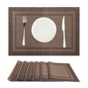 Unique Bargains Dining Room Heat-resistant Modern PVC Placemats 18 x 12 Inches 6 Pcs - 3 of 4