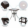 Outdoor Patio Rattan Wicker Bar Square Table Glass Top Yard Garden Furniture NEW - image 4 of 4