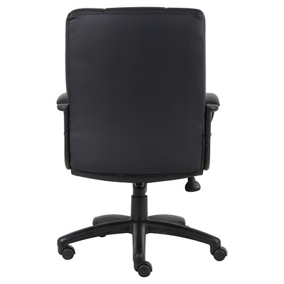 Black High Back Ergonomic Leather Executive Swivel Chair