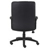 Caressoft Executive Mid Back Chair Black - Boss Office Products - image 3 of 4
