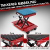 Motorcycle Lift Jack with Wheels, 1200 LBS Transmission Motorcycle Stand Scissor Jack with Wide Deck & Dolly - 4 of 4