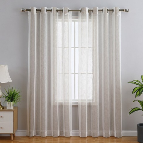 Trinity Sheer Stripe Curtains For