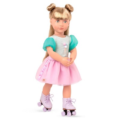 Our Generation Ice Cream Outfit with Roller Skates for 18&#34; Dolls - Scoopalicious