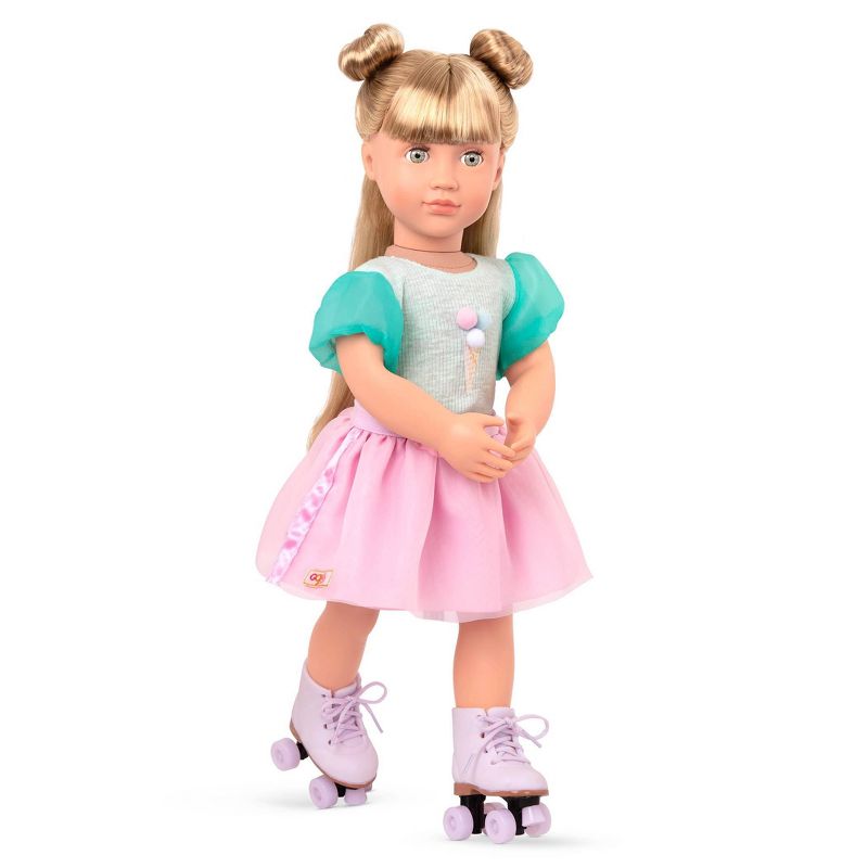 Our Generation Ice Cream Outfit with Roller Skates for 18&#34; Dolls - Scoopalicious, 4 of 6