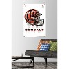 Trends International NFL Cincinnati Bengals - Drip Helmet 20 Unframed Wall Poster Prints - 2 of 4