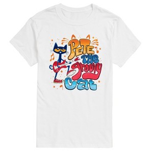 Men's - Pete the Cat - Groovy Poster Short Sleeve Graphic T-Shirt - 1 of 4