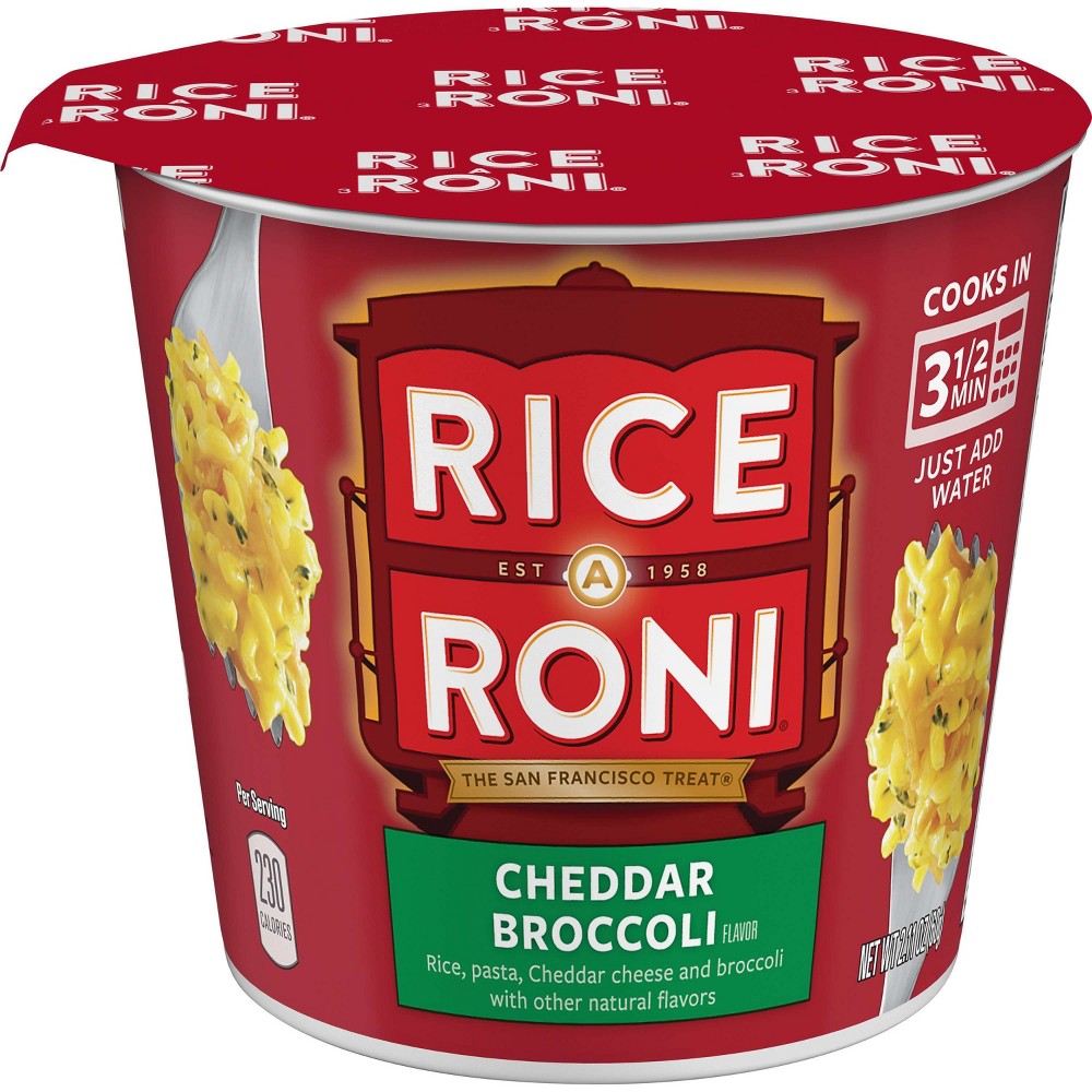 UPC 015300200036 product image for Rice-A-Roni A Roni Cheddar Broccoli Rice Cup - 2.11oz | upcitemdb.com