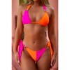 'Love Heart' Triangle Bikini Top Love Heart Medium - 3 of 4